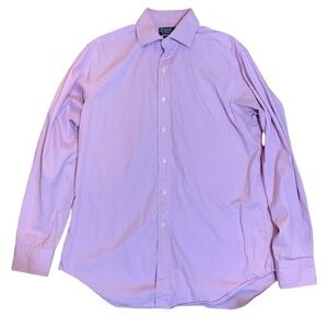 Polo by Ralph Lauren Red & White Classic Fit Button Down Dress Shirt Men’s